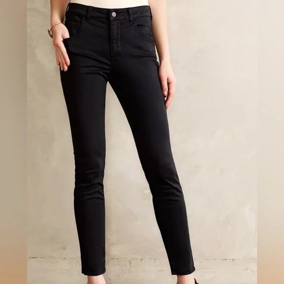 Anthropologie | Pilcro Serif black skinny/legging jeans 29 - Picture 2 of 16